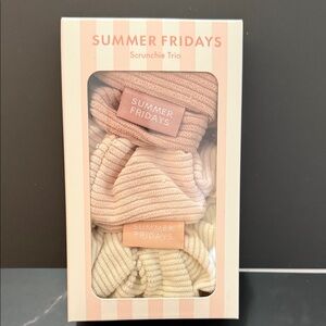 Summer Fridays Hair Scrunchies Trio
